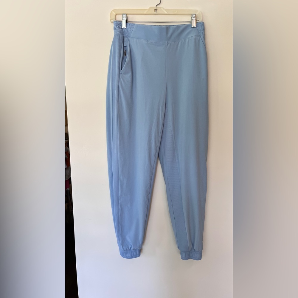Athleta Baby Blue Lined Jogger Pants